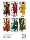 Pears By Kaya Mull Chanderi Anarkali Kurti Set 